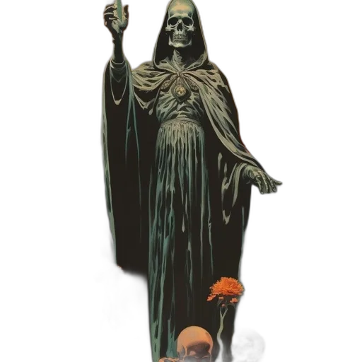 staff, dress, concept art, 3d render transparent PNG cut-out