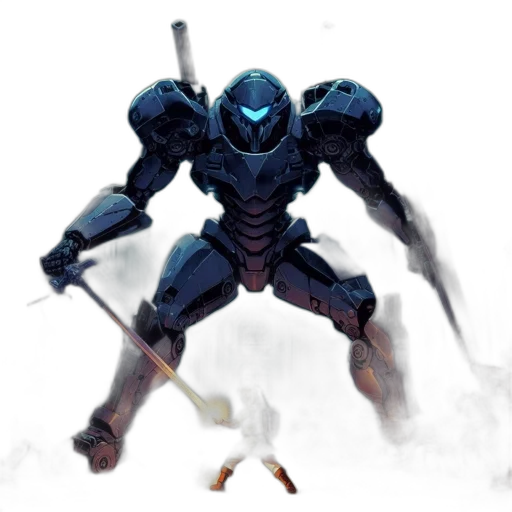 robot, weapon, sword, creature transparent PNG cut-out