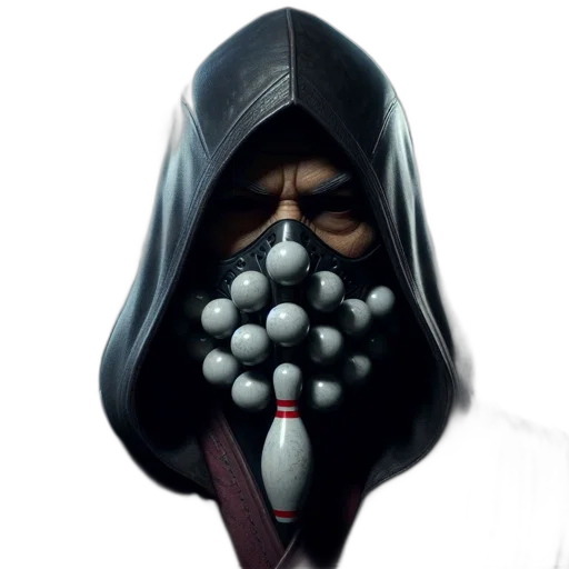 mask, staff, face, jacket transparent PNG cut-out