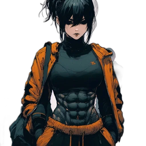 jacket, dress, weapon, robot transparent PNG cut-out