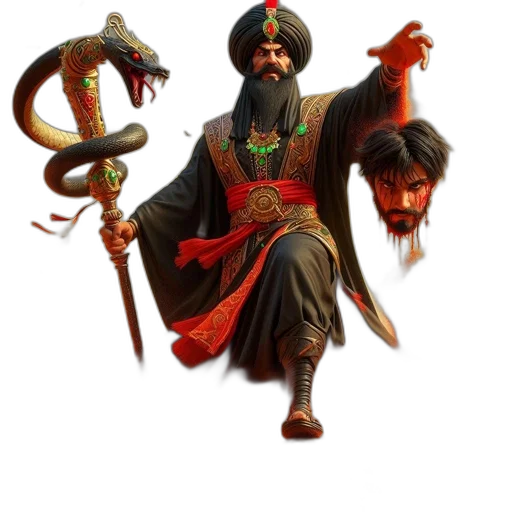 staff, sword, dragon, concept art transparent PNG cut-out