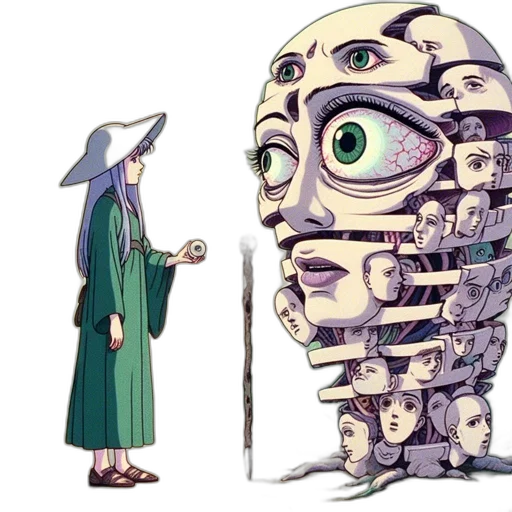 mask, robot, face, creature transparent PNG cut-out