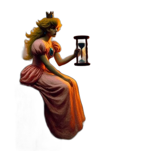 dress, crown, staff, jewelry transparent PNG cut-out