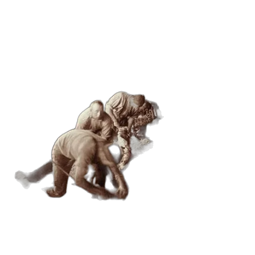 creature, animal, staff, concept art transparent PNG cut-out