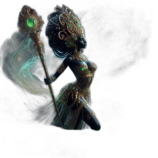 staff, mask, robot, creature transparent PNG cut-out