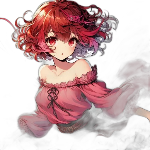 dress, crown, flower, face transparent PNG cut-out
