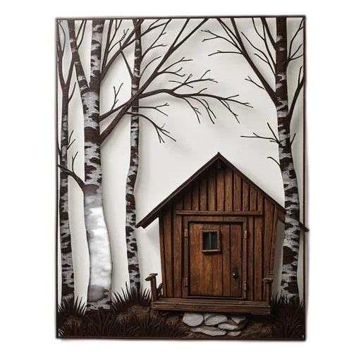 building, furniture, tree, dress transparent PNG cut-out