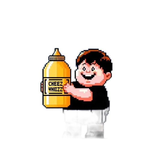 staff, bottle, food, robot transparent PNG cut-out