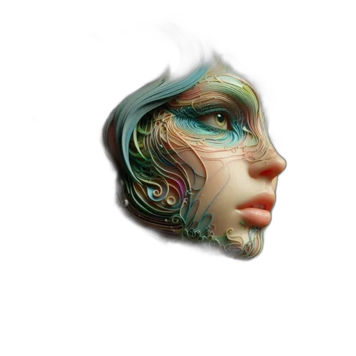 mask, face, creature, dragon transparent PNG cut-out