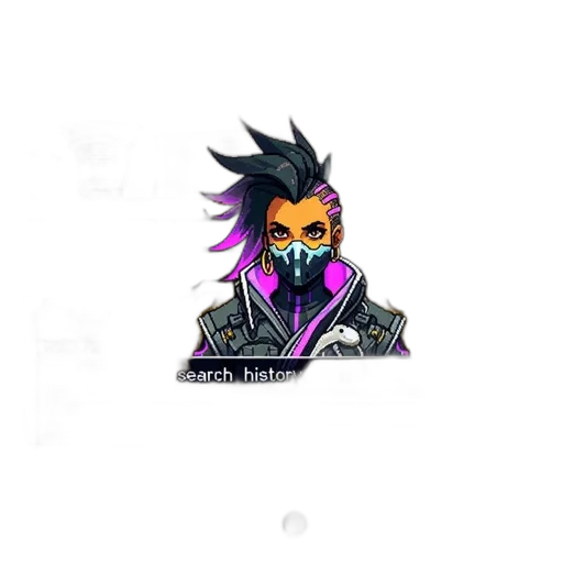 mask, jacket, jewelry, staff transparent PNG cut-out