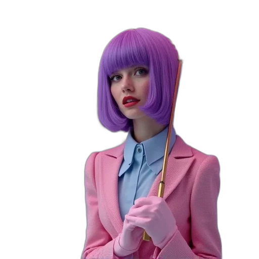 jacket, hair, robot, face transparent PNG cut-out