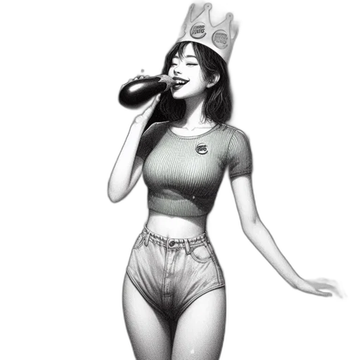 dress, hat, animal, concept art transparent PNG cut-out
