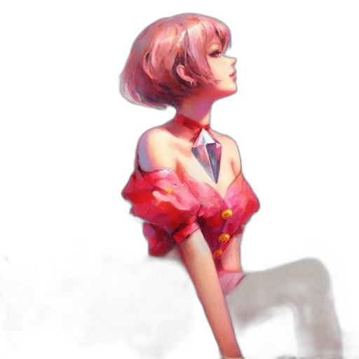 dress, robot, jacket, staff transparent PNG cut-out