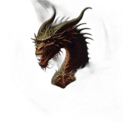 dragon, creature, animal, mask transparent PNG cut-out