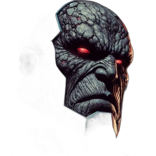 face, mask, robot, comic book art transparent PNG cut-out
