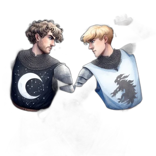 fantasy art, concept art, watercolor, pixel art transparent PNG cut-out