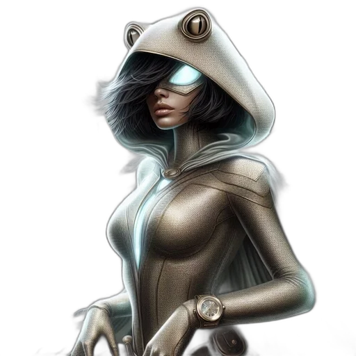 robot, mask, creature, concept art transparent PNG cut-out