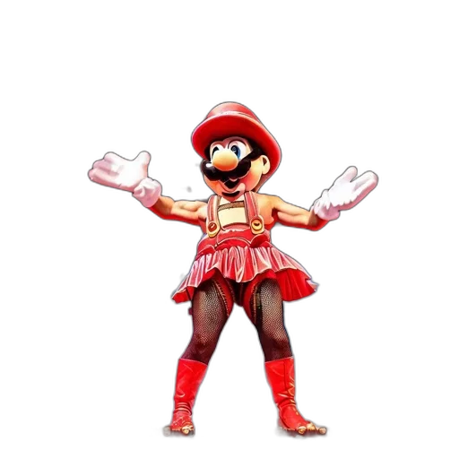 dress, animal, staff, weapon transparent PNG cut-out