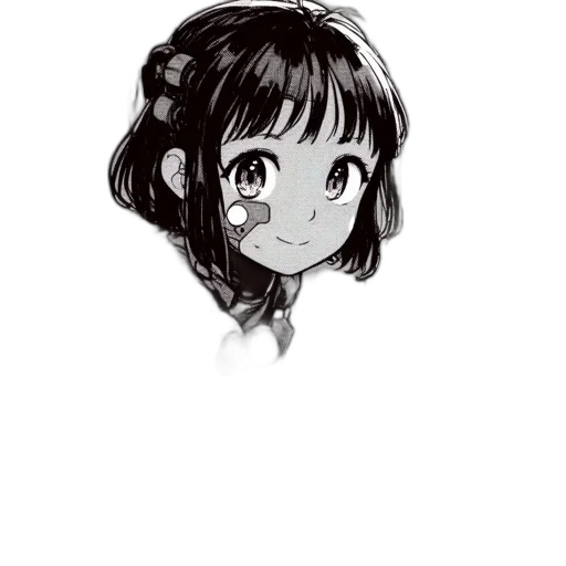 face, creature, crown, hair transparent PNG cut-out