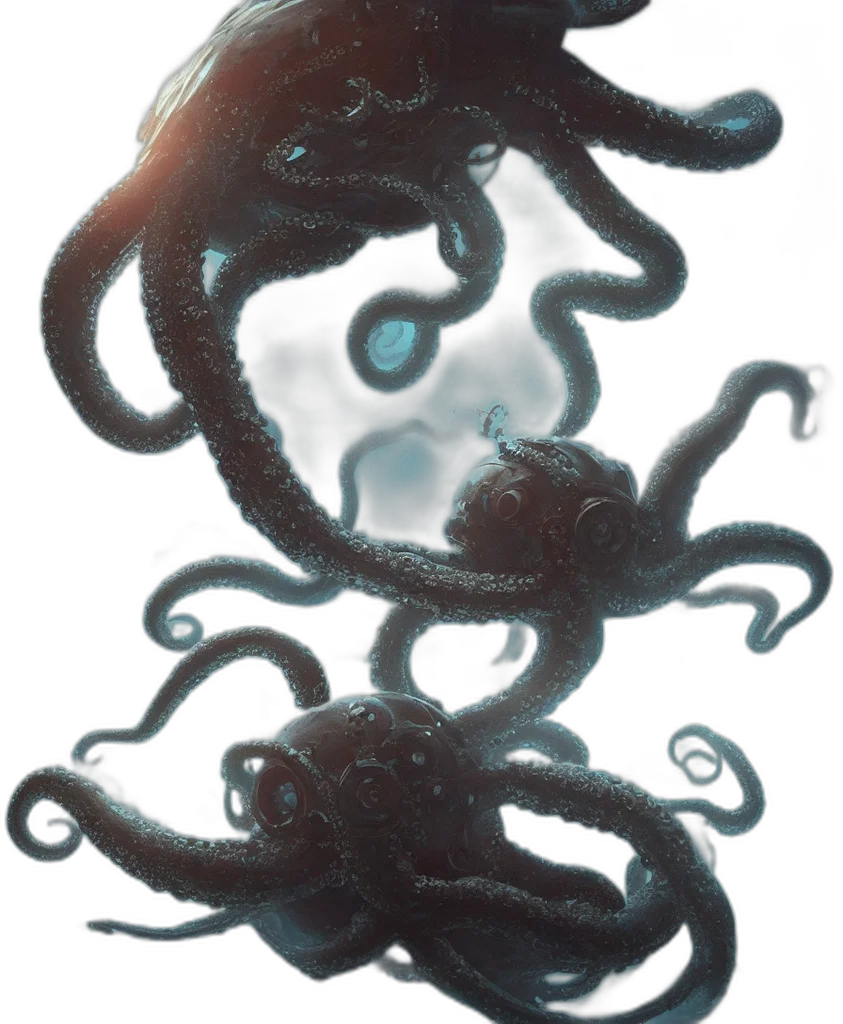 creature, crown, hair, staff transparent PNG cut-out