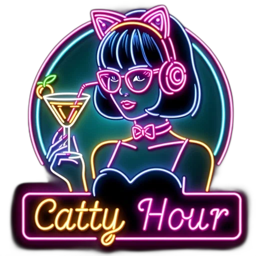 staff, vaporwave, cyberpunk, concept art transparent PNG cut-out