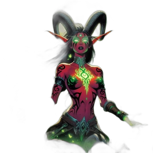 creature, mask, staff, concept art transparent PNG cut-out
