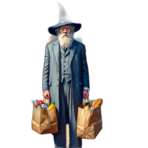 hat, staff, concept art, fantasy art transparent PNG cut-out