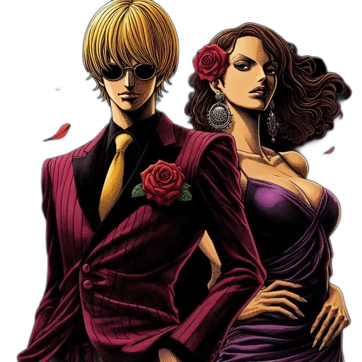 comic book art, concept art, cartoon, anime transparent PNG cut-out