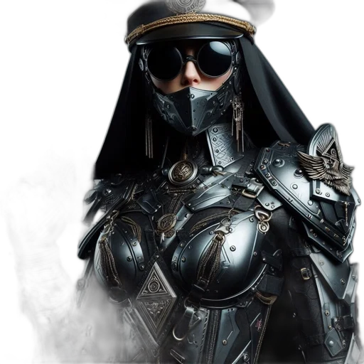 mask, robot, face, staff transparent PNG cut-out