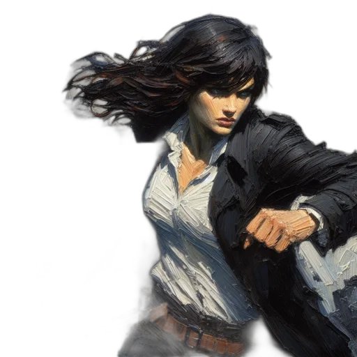 jacket, concept art, comic book art, photorealistic transparent PNG cut-out