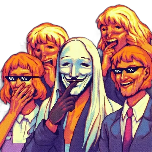 mask, face, robot, anime transparent PNG cut-out