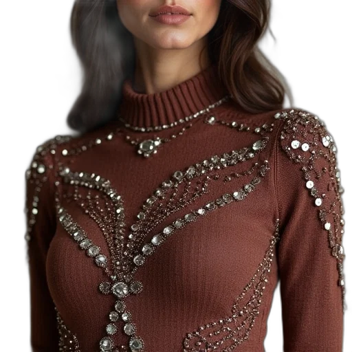 dress, jacket, jewelry, 3d render transparent PNG cut-out
