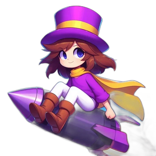 staff, hat, weapon, robot transparent PNG cut-out