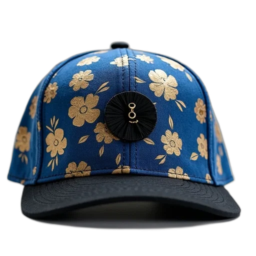 hat, crown, blue, gold transparent PNG cut-out