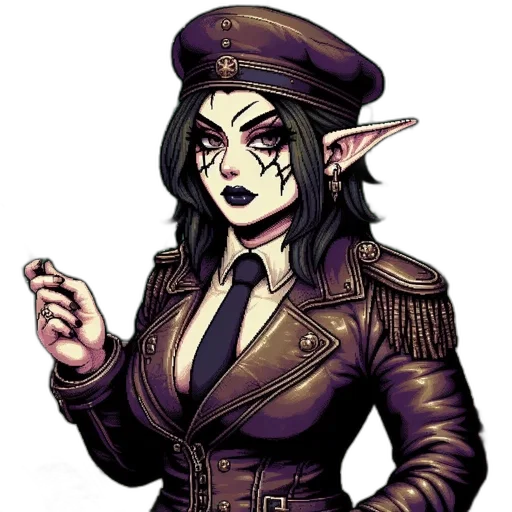staff, jacket, hat, concept art transparent PNG cut-out