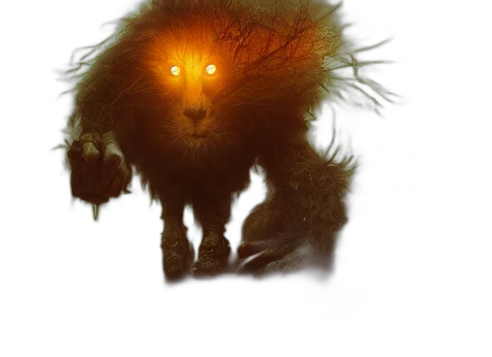 creature, animal, staff, mask transparent PNG cut-out