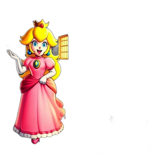 dress, crown, staff, weapon transparent PNG cut-out