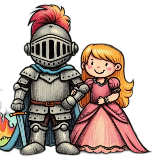 fantasy art, pixel art, concept art, comic book art transparent PNG cut-out