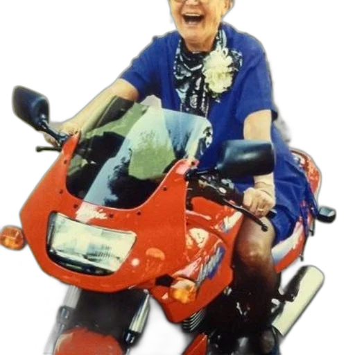 car, older, woman, blue transparent PNG cut-out