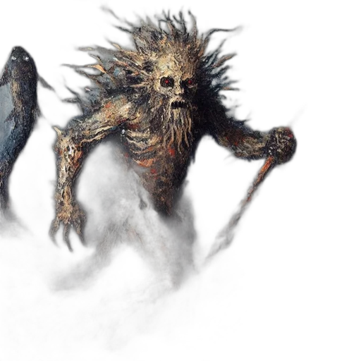 creature, hair, mask, animal transparent PNG cut-out