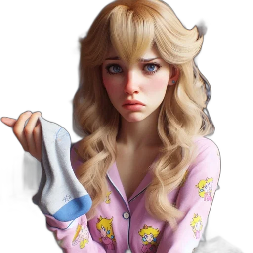 dress, face, staff, photorealistic transparent PNG cut-out