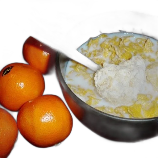 food, photorealistic, 3d render, bowl transparent PNG cut-out