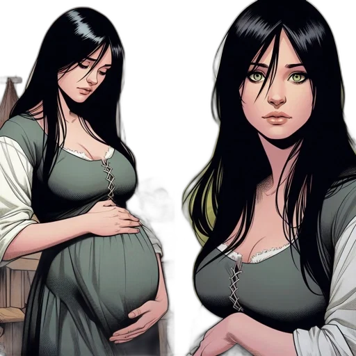 comic book art, concept art, fantasy art, photorealistic transparent PNG cut-out