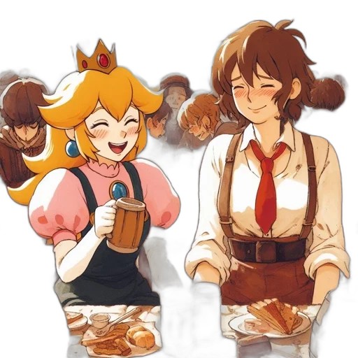 food, concept art, pixel art, anime transparent PNG cut-out