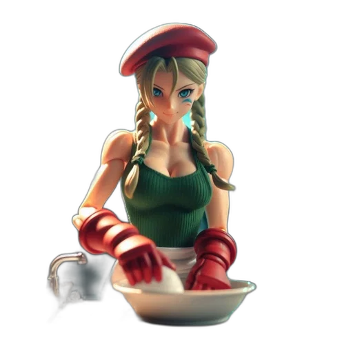 food, hat, 3d render, concept art transparent PNG cut-out