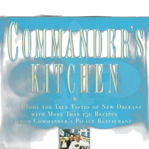 cookbook, titled, commander, kitchen transparent PNG cut-out