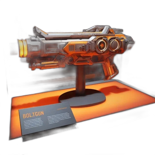 weapon, robot, concept art, 3d render transparent PNG cut-out