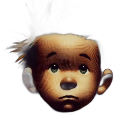 face, animal, hair, creature transparent PNG cut-out
