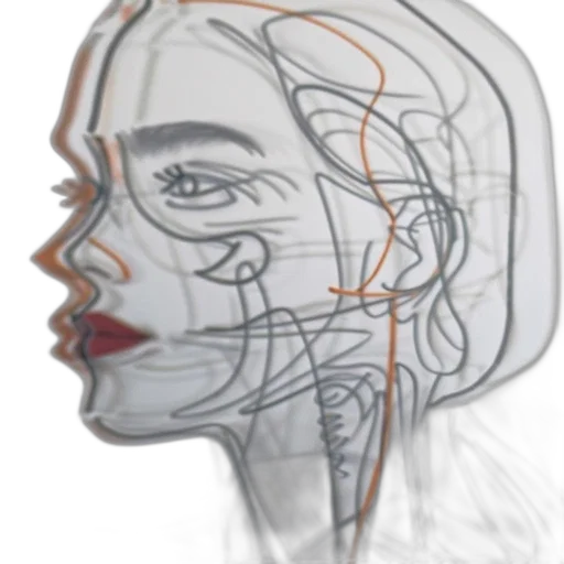 face, mask, crown, hair transparent PNG cut-out