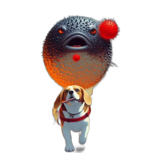 staff, animal, creature, umbrella transparent PNG cut-out